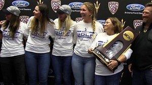 ASU women's golf team celebrates its NCAA championship