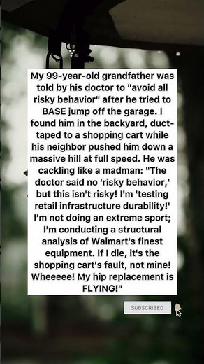 Grandpa Is Unstoppable 😂 #funny #jokes #shorts