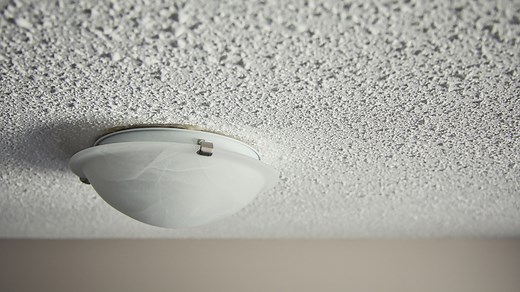 Cover Popcorn-Textured Ceilings Without Any Mess Using A Simple DIY - Hunker