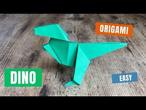 Jurassic Fold: How to Make Dinosaur Origami