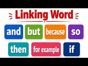 Learn Linking Words 📘 English Grammar for Beginners