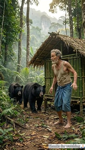 "Inside the Jungle: Old Artist Builds His 🏡Secret House | Insider Jungle 😱"#ai#house#craft