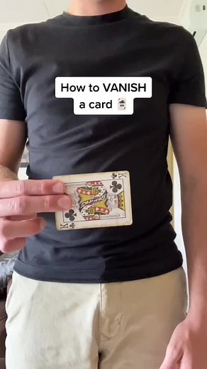 Learn How to Vanish a Card with This Amazing Trick