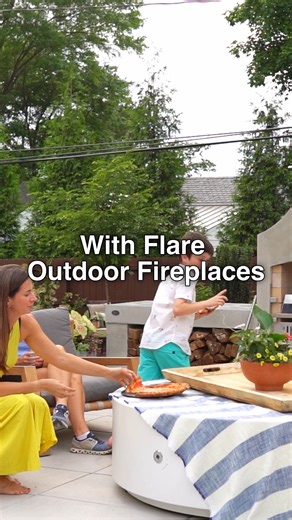 Sure, a little campfire is cozy… but why settle? Upgrade your summer nights with a Flare Outdoor Fireplace, bigger moments, better cooking, serious wow factor! Don’t miss out! Order your Flare Outdoor Fireplace and get it installed before the end of summer! Download the buyer’s guide to get started - https://flarefires.com/buyers-guide-download/ . . . #outdoorfireplace #cookingwithfire #landscaping #outdoorkitchen #outdoorliving #outdoorlivingspace #cookingwithfire #firecooking #outdoorlivingspa