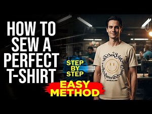 🧵 “How to Sew a Perfect T-Shirt | Step-by-Step Easy Method”