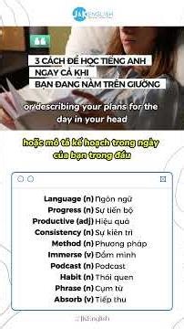 3 cách để học tiếng Anh ngay cả khi bạn đang nằm trên giường 👇