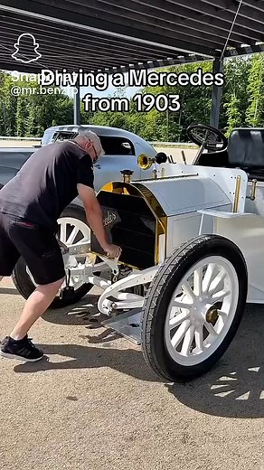 Driving A Mercedes From 1903! | Anietie Etukudo