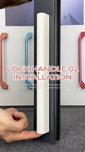 75K views · 321 reactions | Sliding door lock handle 02 installation tutorial #inke #hardware #slidingdoor #handle #installation | Inke | Facebook