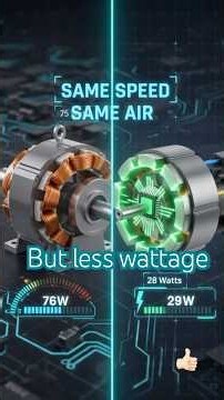 BLDC vs Normal Fan — The Truth Shopkeepers Hide #shorts #industrialelectrician #easyworldautomation