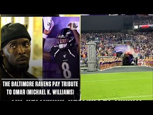 Baltimore Ravens Pay Tribute To Omar (Michael K Williams) In Kansas City Chiefs Game