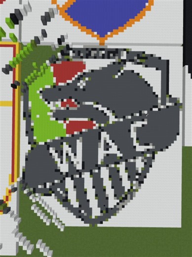 🔥 FC Wolfsberg Sand Art Reveal in Minecraft! Ein Block – und das ganze Logo fällt aus dem Himmel. 😎⚽ Minecraft Fußball = perfekte Kombi. 👇 Wie findet ihr den Reveal? #WolfsbergerAC #WAC #FCWolfsberg #Bundesliga #AustrianFootball