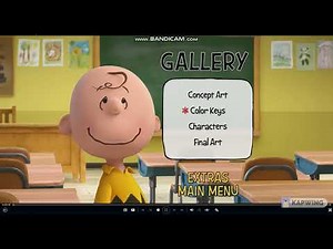 The Peanuts Movie 2016 DVD Menu Walkthrough (Reverse Version)