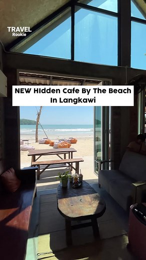 NEW hidden cafe by the beach in Langkawi 🏖️ So aesthetic 😍 📍Ngopi Pantai Coffee Bar #langkawi #langkawicafe #travelrookiemy | Travel Rookie