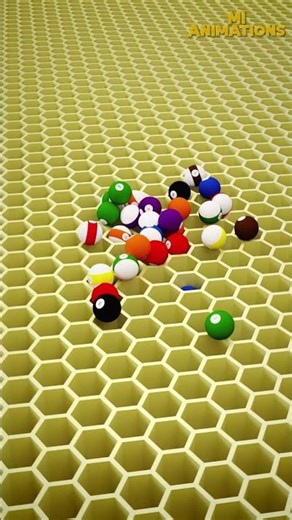 So Relaxing 😍 Pool Table Balls Drop