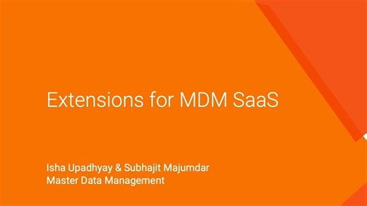 MDM SaaS扩展介绍