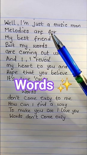 words song lyrics by F.R David #words #frdavid #shorts