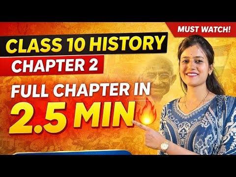 Class 10 History Chapter 2 One Shot Revision ⚡ Nationalism in India | Full Story🔥