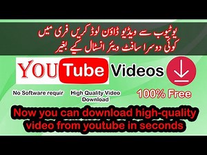 download YouTube videos without any software for free