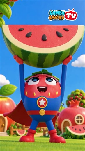 Kids Turn into Superheroes with Healthy Food | Kids Songs #shorts