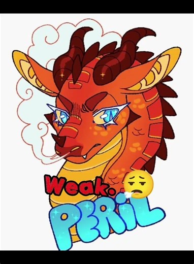 Strong or weak-? WOF! :3 #wingsoffire #wof #qibli #winter #peril #kinkajou