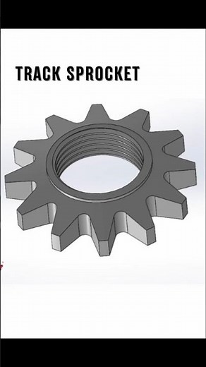 How to Create Track Sprocket in SolidWorks | Easy