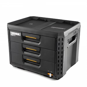 ToughBuilt StackTech 3-Drawer Tool Box, Durable Plastic Storage Organizer