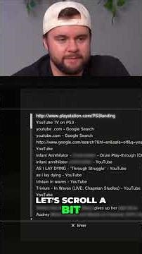 Unearthing Secret Browsing History on a PS3... 🎮 #shorts