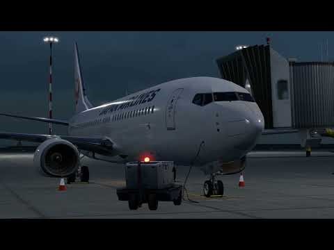 X-Plane 12.3 Typhoon Ragasa category 3 B737-800 NAHA-LAOAG INTL