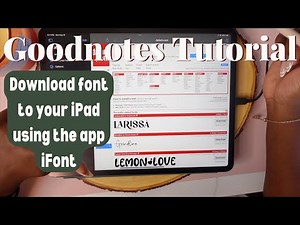 How to Download Font onto Your iPad