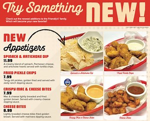 Friendly’s has new chicken sandwiches, dips and appetizers