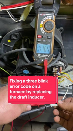 Fixing Three Blink Error Code on a Furnace