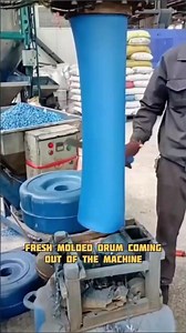 Plastic Drum Production Using Injection Molding Machine
