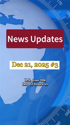 Daily U.S Headlines - Dec 21, 2025 #news #newsupdate #trump #breakingnews #usa