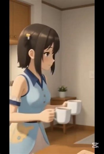 Lumi's little beach picnic.⛱️🏊🛥️🌅 | Beach picnic | Beach ghibil | Beautiful ghibil scenes#short