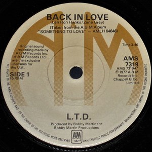 L.T.D. - Back In Love