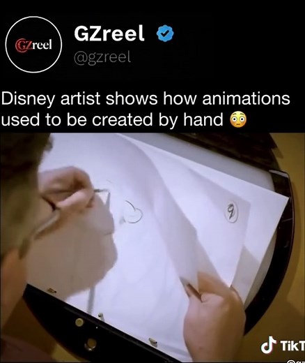 Before computers transformed animation, Disney films were created entirely by hand. Animators would draw every single frame on paper, carefully adjusting tiny movements between each drawing to create the illusion of motion. Because film runs at about 24 frames per second, that means just one second of animation could require 24 separate drawings. For a full-feature film, artists often produced hundreds of thousands of drawings, each one inked and painted onto transparent cels before being photog
