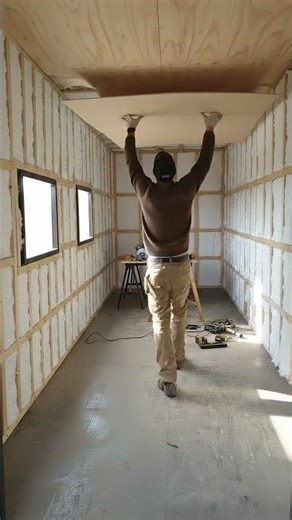 I Built A Hidden Hunting Cabin From A Rusty Container