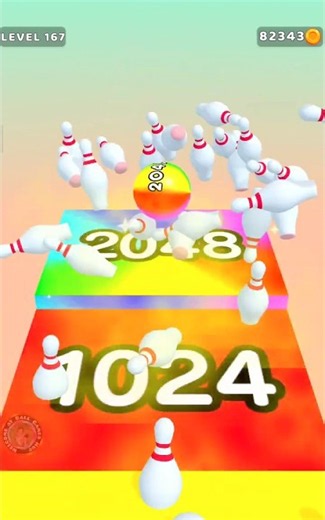 Epic Ball Run 2048 3D! 🤯🔥 #ballgameshub #shorts