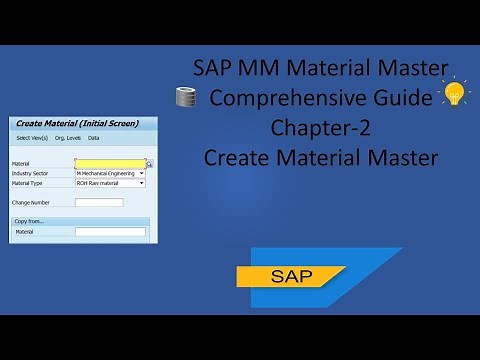 How 🤔 to Create Material Master 📚 in SAP 😎 with Tips and Tricks 🧩.