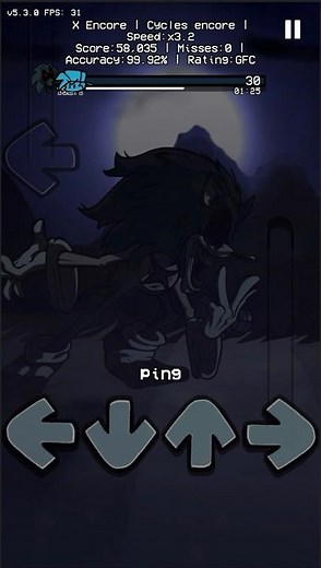 Cycles Encore - 6 Shots Demo - Lyrics Scene #fnf #sonsmile #fnfmod #sonicexe #pico