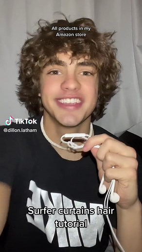 Surfer Curtains Hair Tutorial