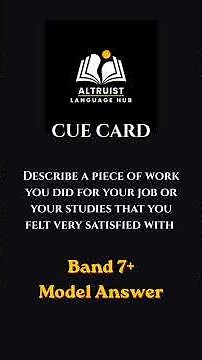 Cue card practice