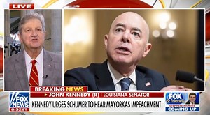 5.6K views · 457 reactions | Sen. Schumer is trying to muddy up the water to make it look deep, but it’s pretty simple: The House impeached Mayorkas, and the Senate should hold a full trial. | Senator John Kennedy | Facebook