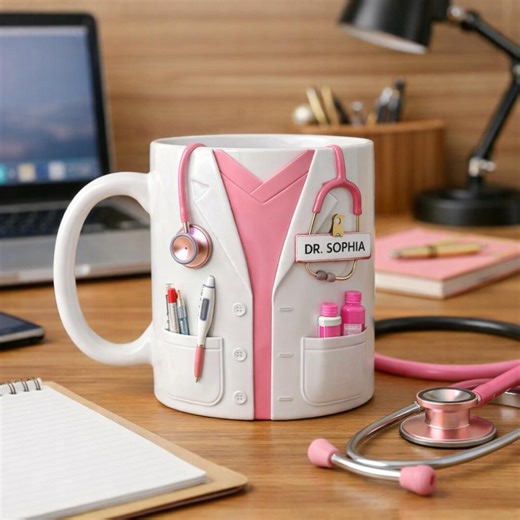 Personalized Doctor Mug, Custom Name Doctor Coffee Mug, Medical Professional Gift, Nurse Doctor Gift, Healthcare Worker Mug - Etsy