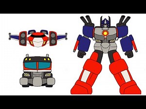 Transformers Energon Superlink Optimus Prime x Wingsaber POWERLINK combine! Part 2 FIGHT MODE