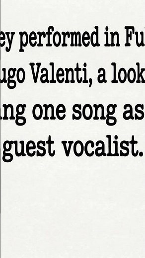 Journey performed in Fukuoka, and Hugo Valenti, a look-alike, sang one song as a guest vocalist.