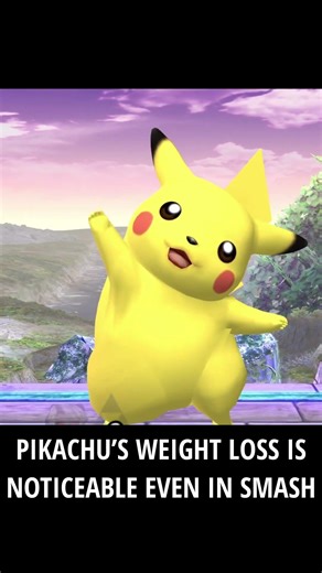 Pikachu’s weight loss is noticeable even in Smash | Super Smash Bros.