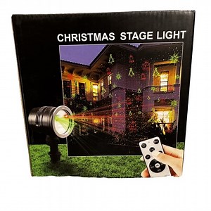 Christmas Stage Projector Light Show with Remote Control Timer Red and Green NEW