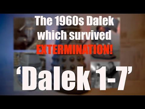 Inside an original BBC 1960s Dalek