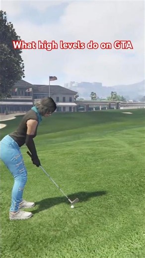 Golfing on GTA is a high level activity | GTA Online